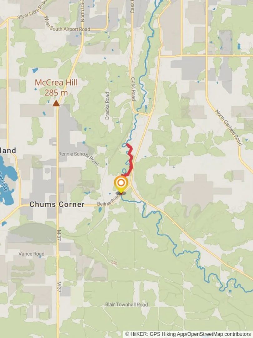 Keystone Rapids Trail and Lone Pine Trail Grand Traverse County Mi