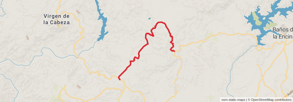 GR 48 - Sierra Morena - Andalusia stage 27 Map