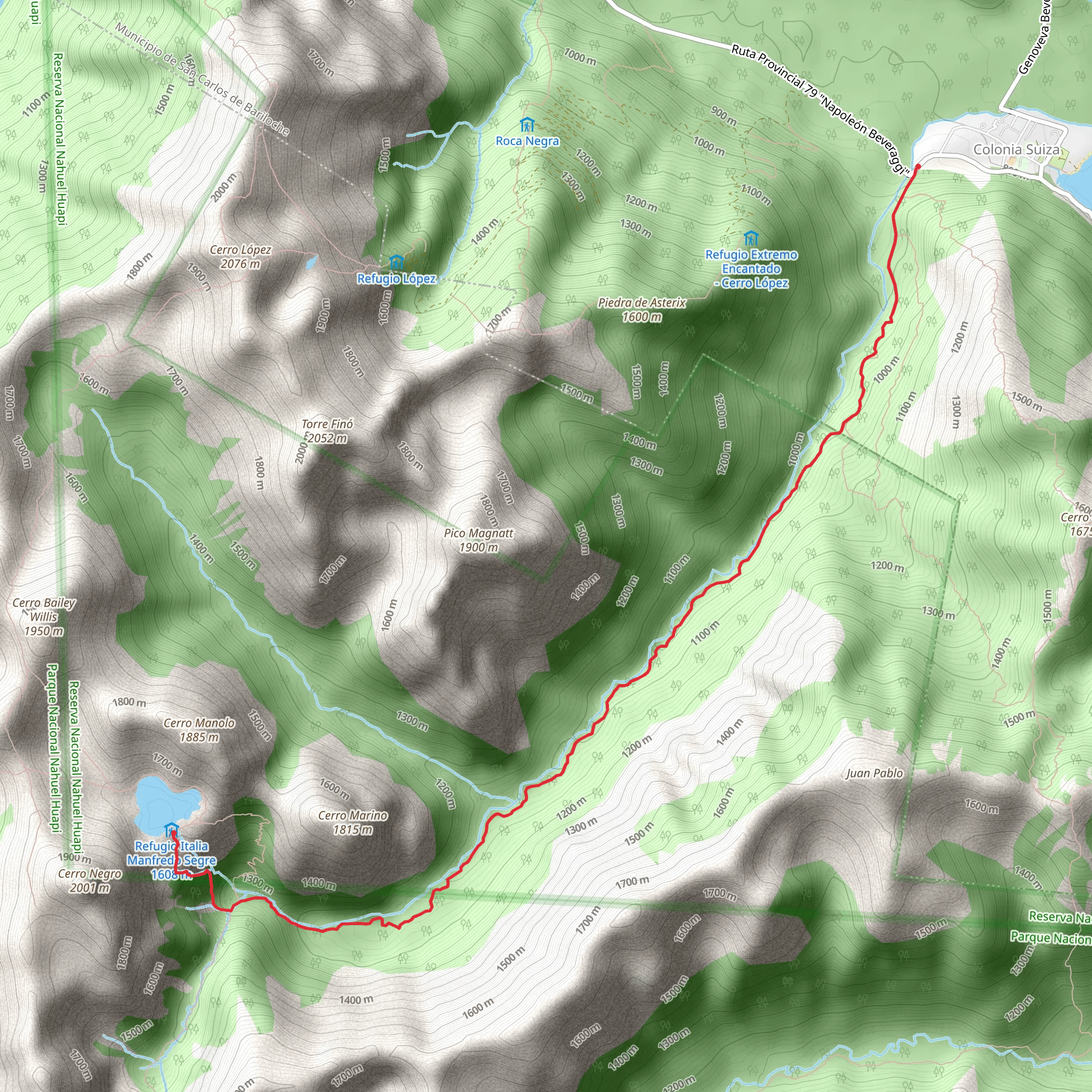 Laguna Negra mobile static map