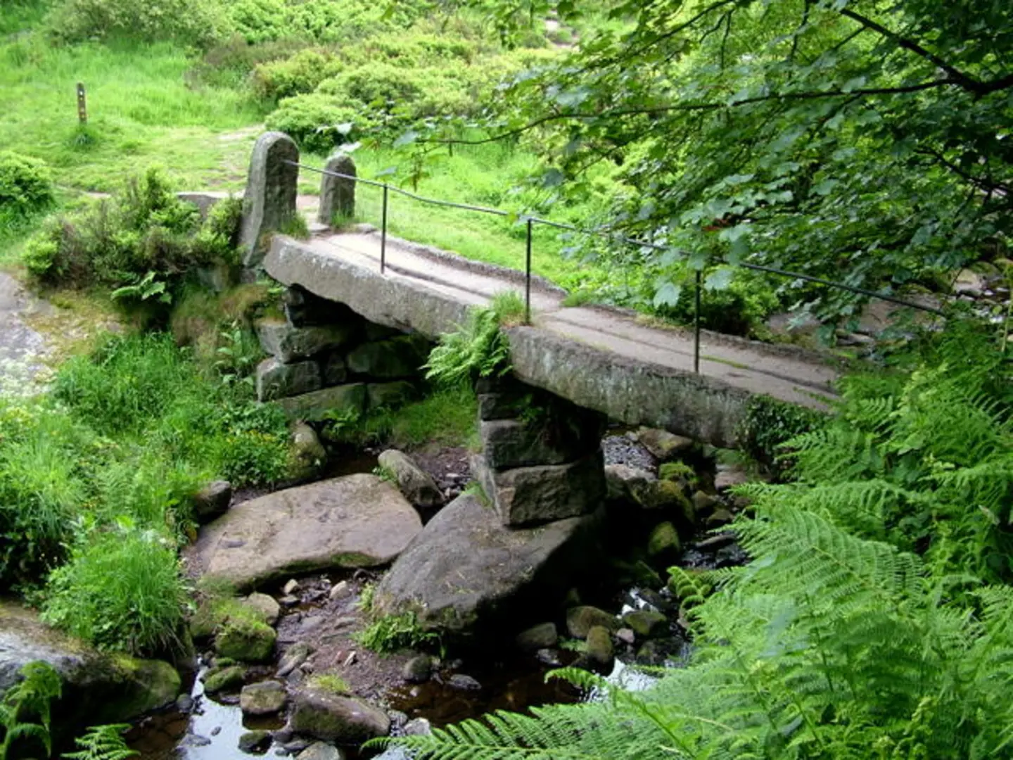 An image depicting the trail Hebden Bridge Western Loop via Lower Mill Pond and its surrounding area.