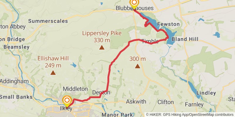 Kettlewell to Langsett Trail stage 4 Map