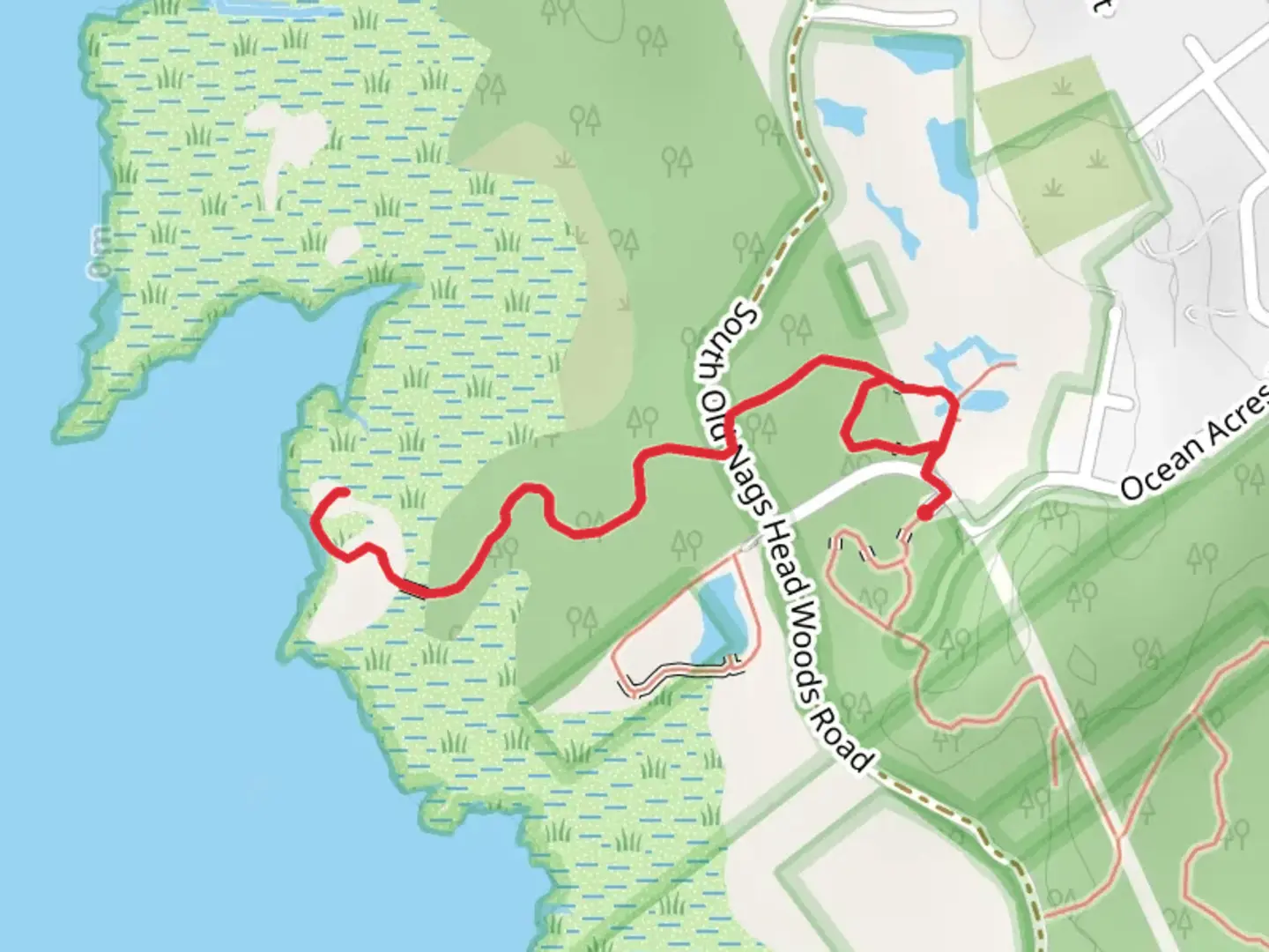 An image depicting the trail Roanoke Trail and its surrounding area.