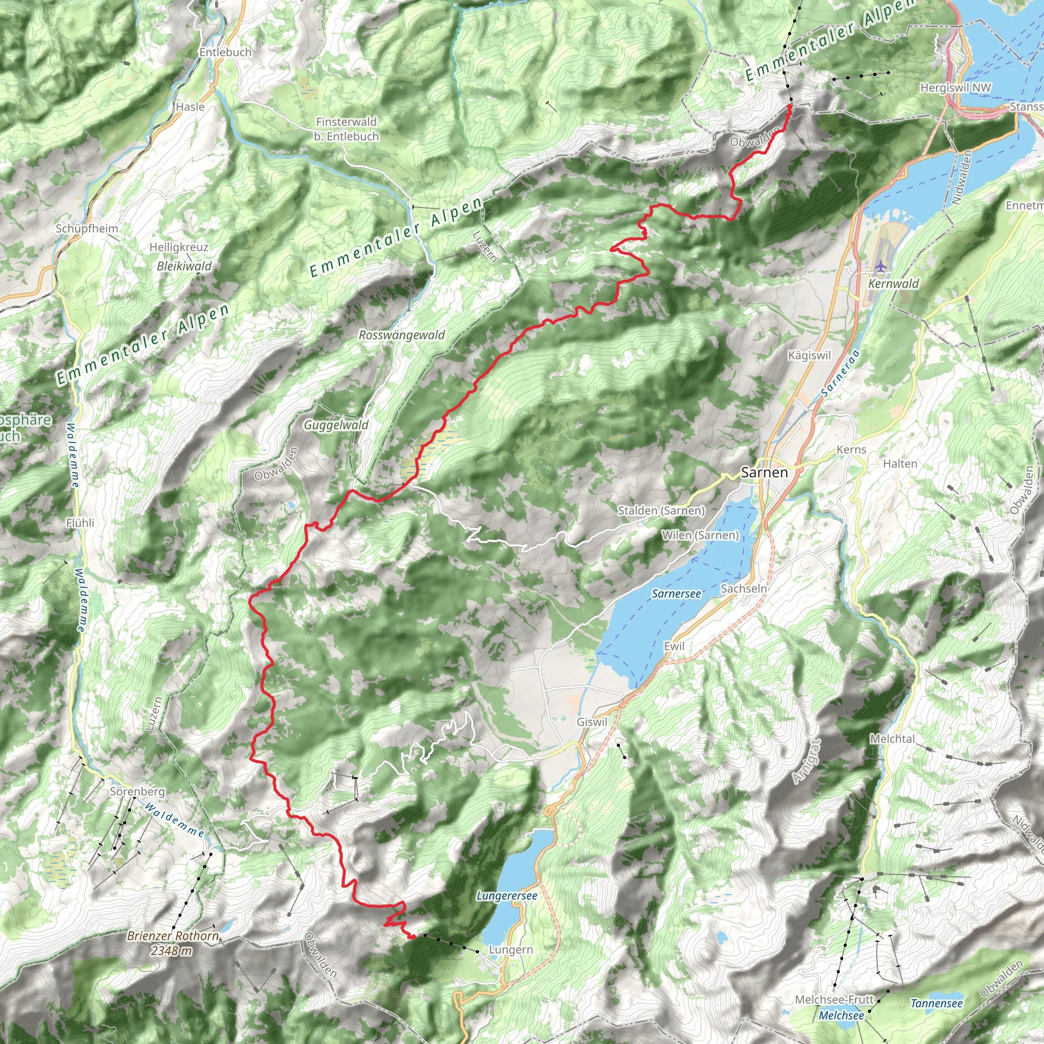 Pilatus - Turren mobile static map