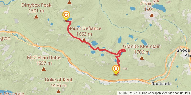 Mt Defiance Trail stage 3 Map