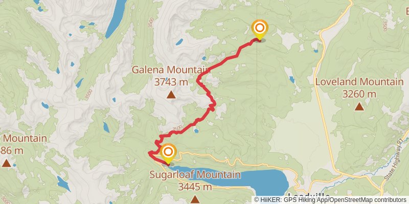 American Discovery Trail North Route stage 236 Map