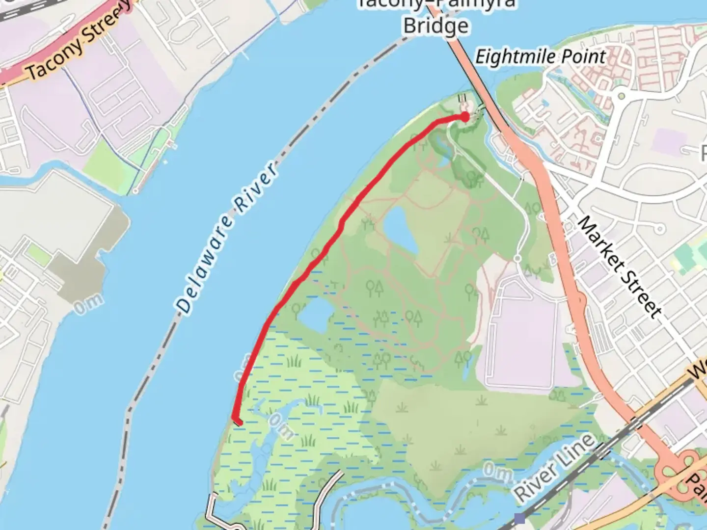 An image depicting the trail Cove Trail and its surrounding area.