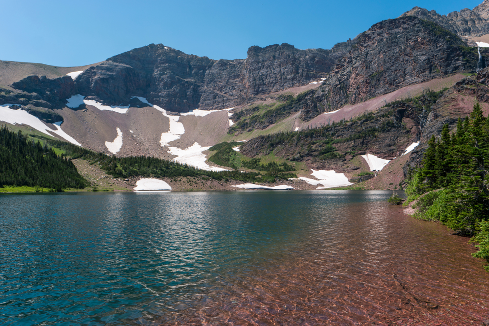 An image depicting the trail Otokomi Lake Trail and its surrounding area.