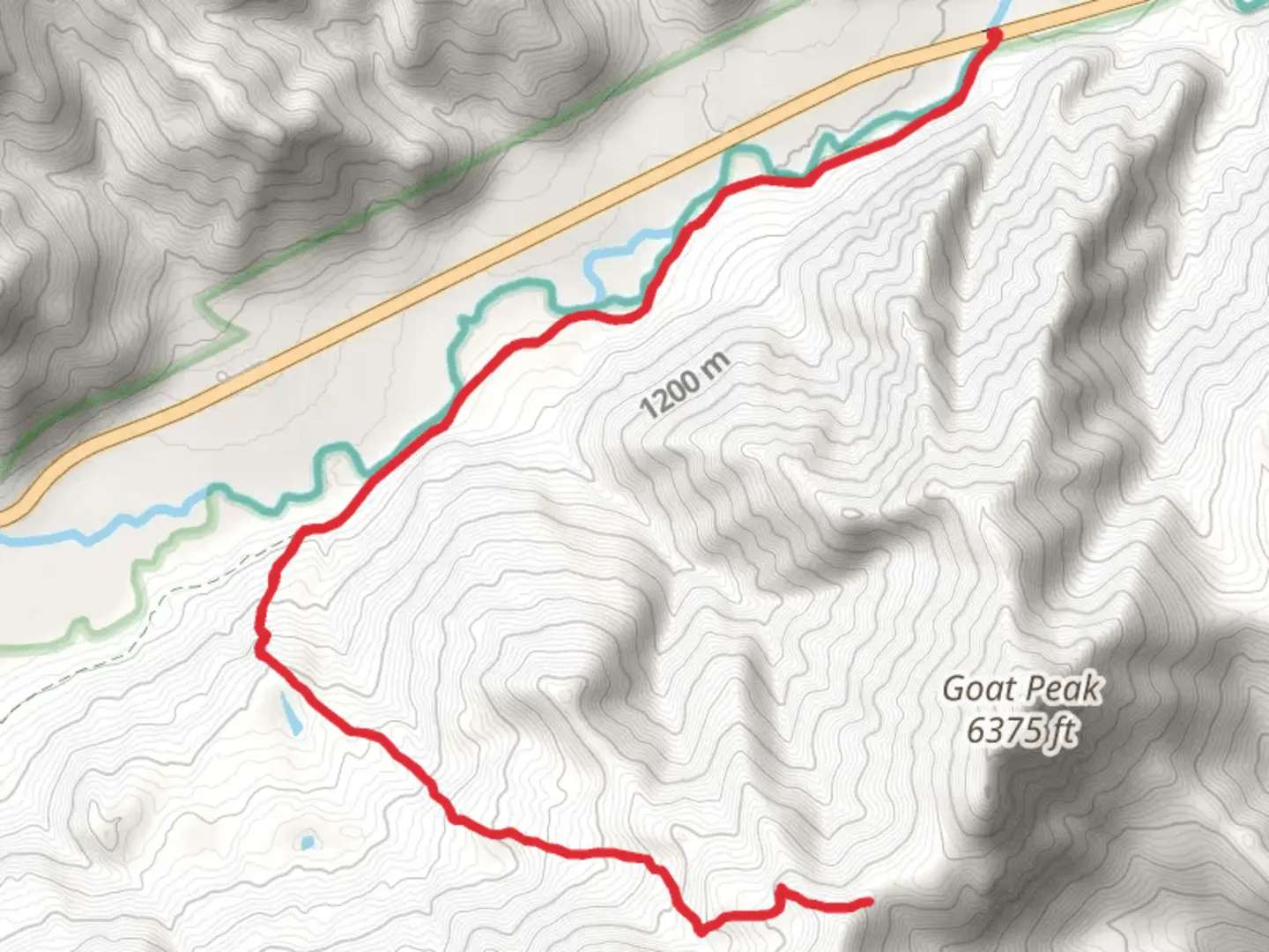 An image depicting the trail American Ridge via Pleasant Valley Loop and its surrounding area.