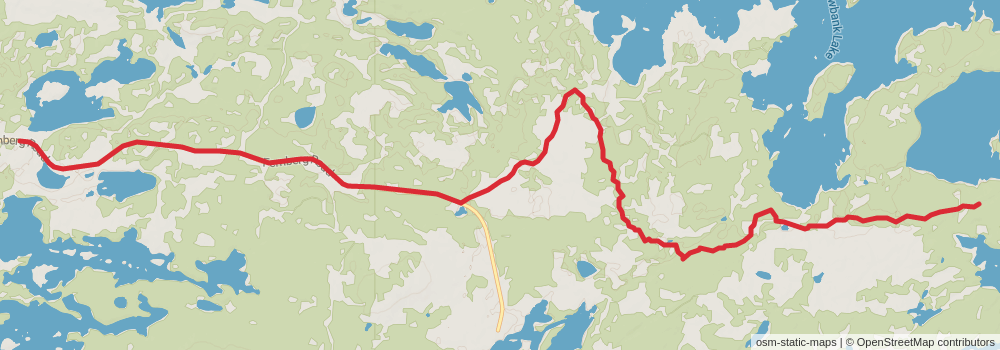 American Perimeter Trail - North Country Primary stage 175 Map