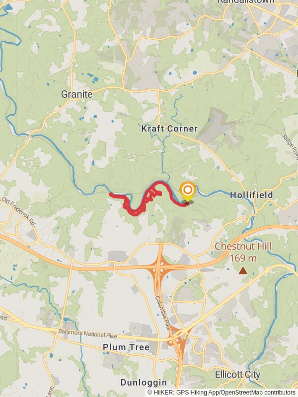 Patapsco Howard County Thru and Daniel's Singletrack Loop Trail