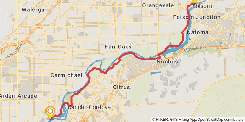American Discovery Trail North Route stage 373 Map