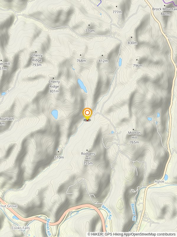 Cables Lake Road Trail mobile static map