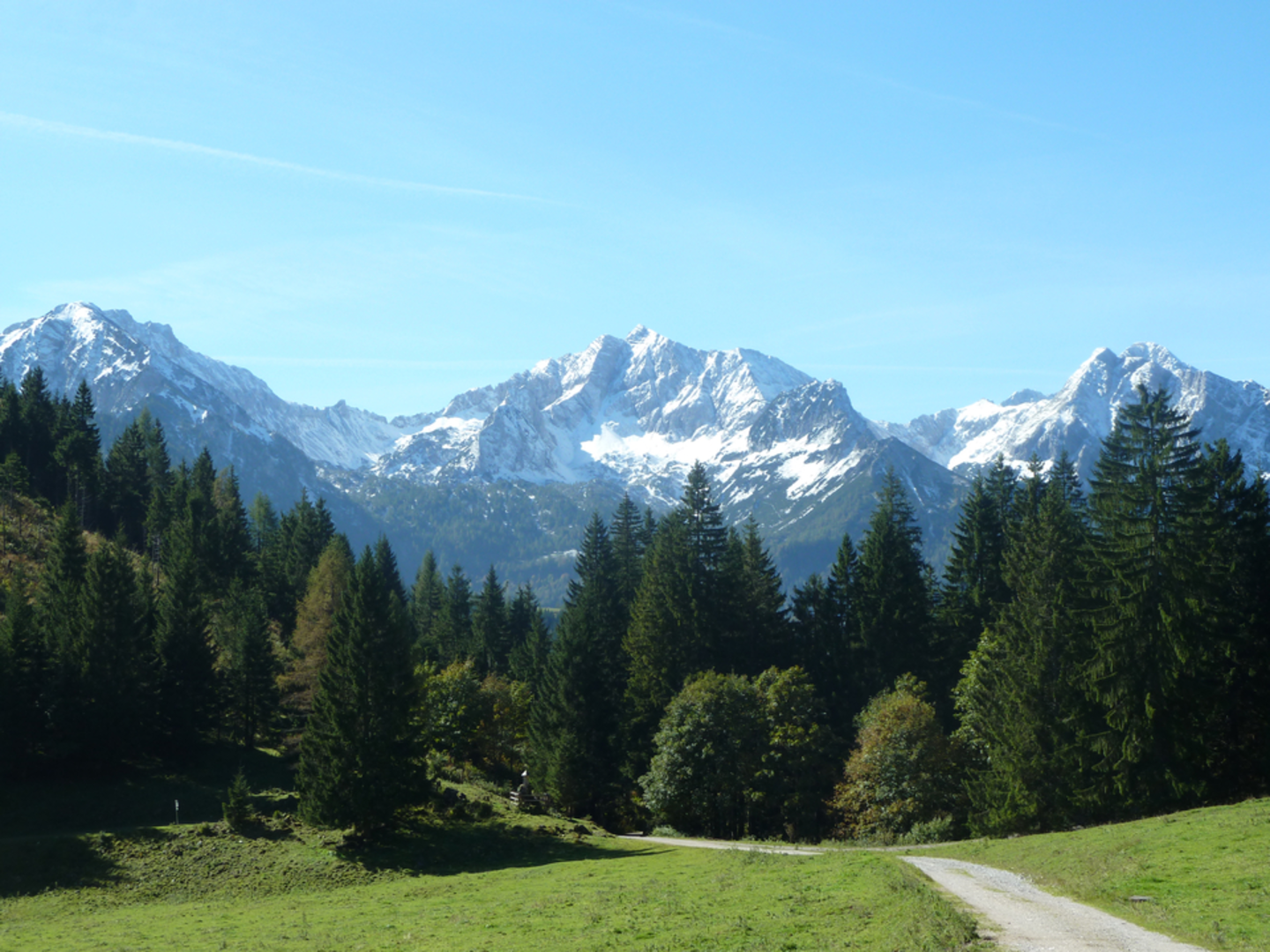 An image depicting the trail Wasserklotz and its surrounding area.