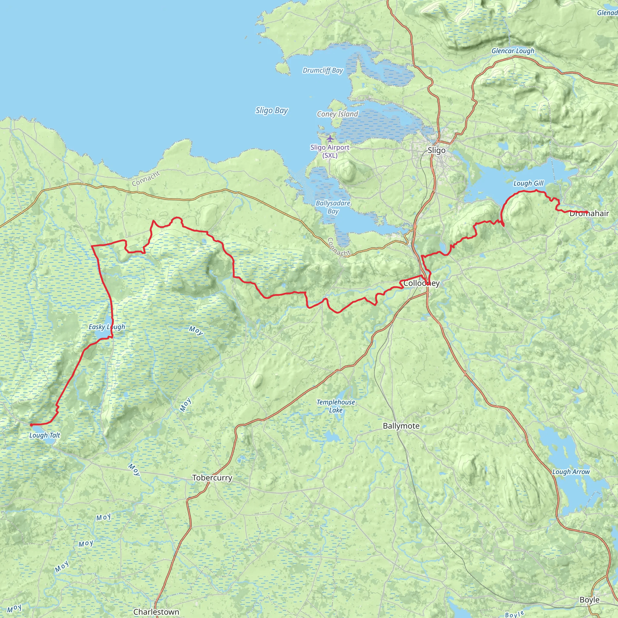 Sligo Way mobile static map