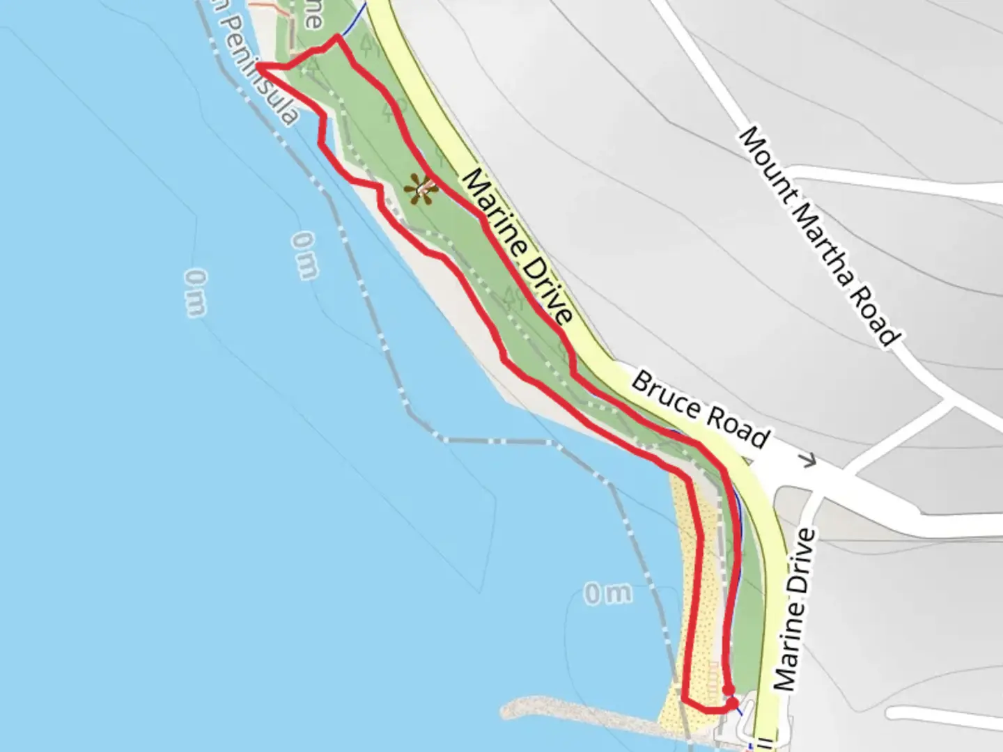 An image depicting the trail Tassells Cove Walk - Safety Beach and its surrounding area.