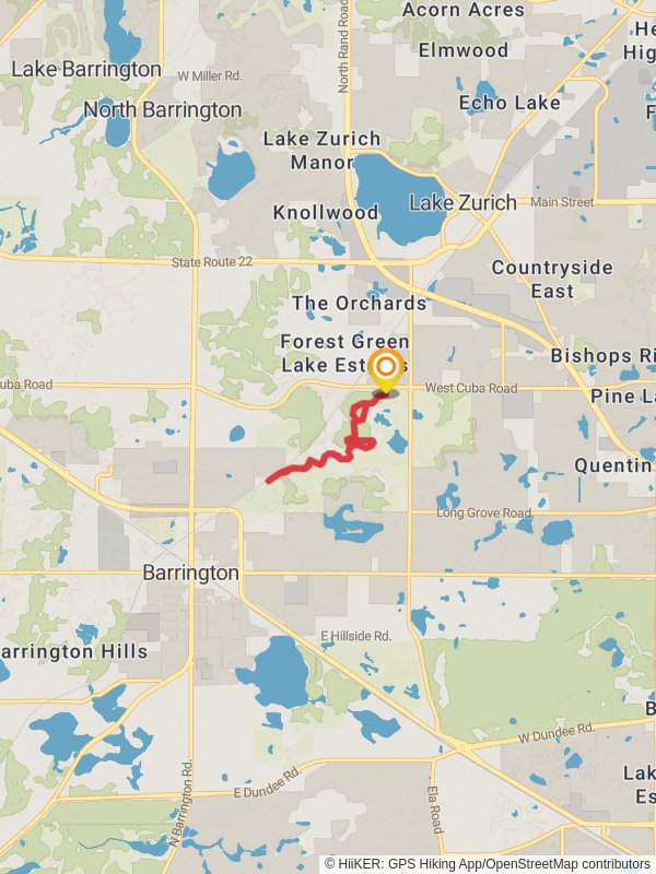 Cuba Marsh Forest Preserve Loop