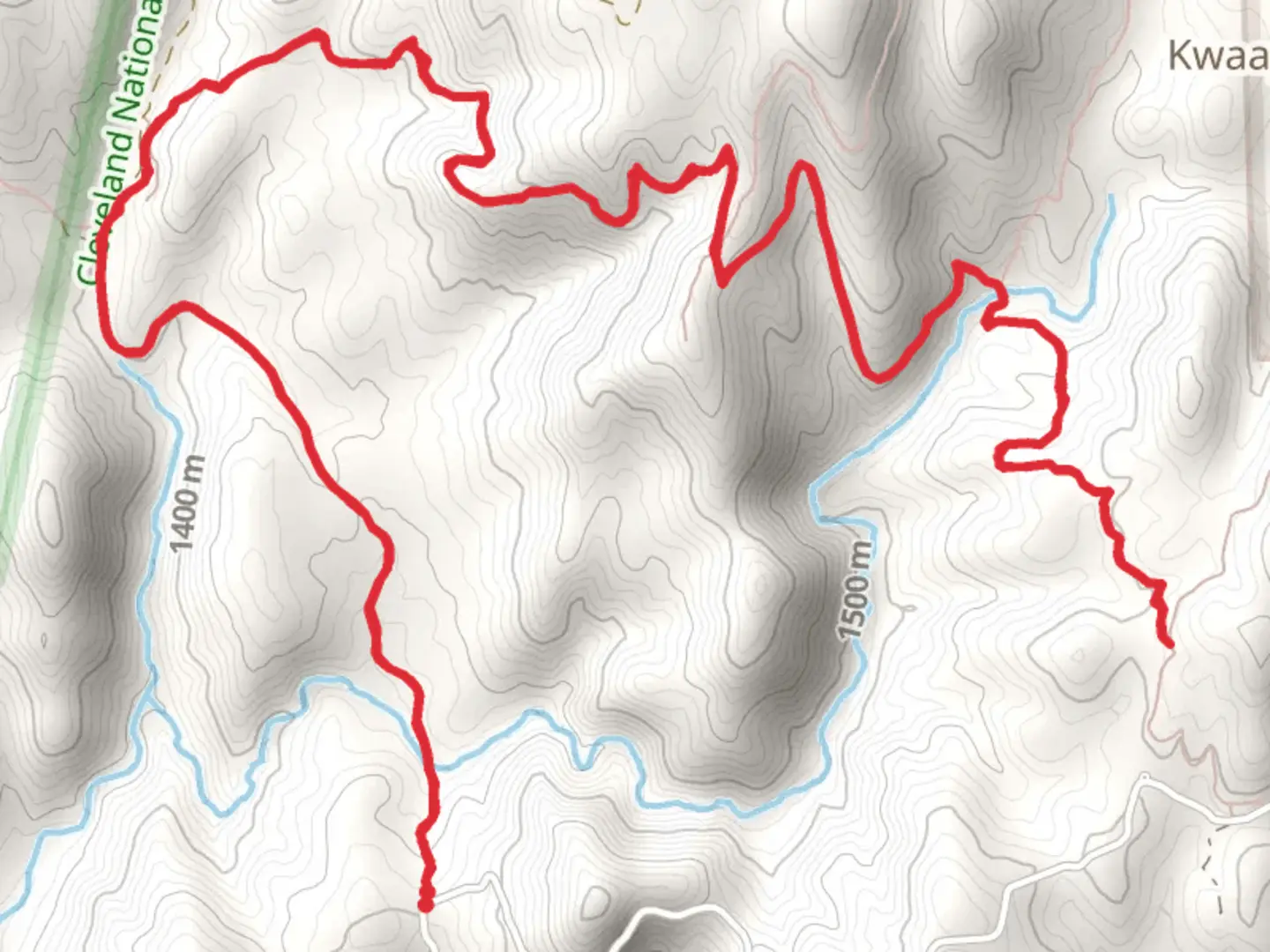 An image depicting the trail Indian Creek Trail and its surrounding area.