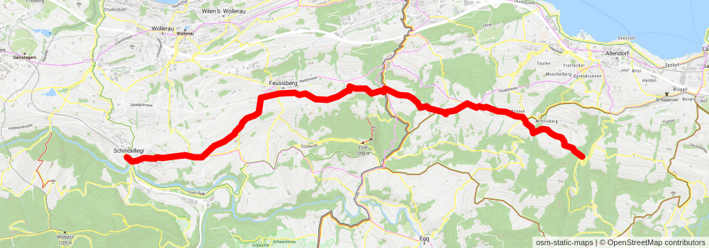 Panoramaweg March stage 2 Map