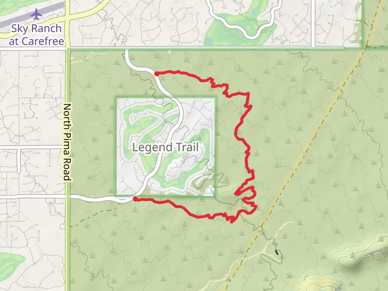 Own Hoot Trail, Stagecoach Trail and Legend Trail Parkway