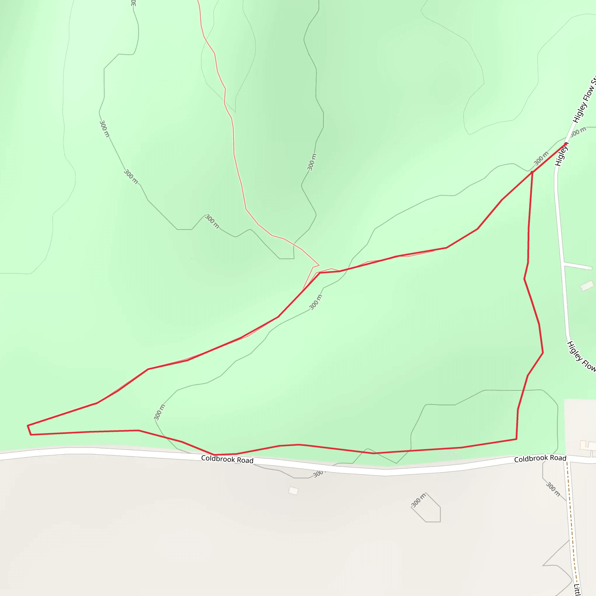 Higley Flow State Park Road Loop mobile static map