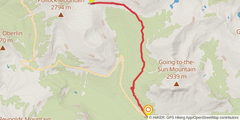 Continental Divide Trail - Montana And Idaho stage 84 Map