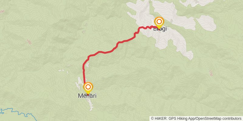 Kokoda Track stage 4 Map