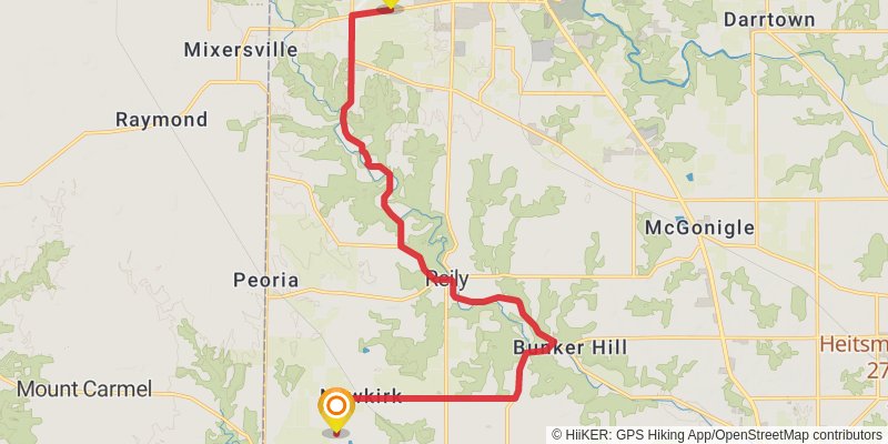 American Discovery Trail North Route stage 90 Map