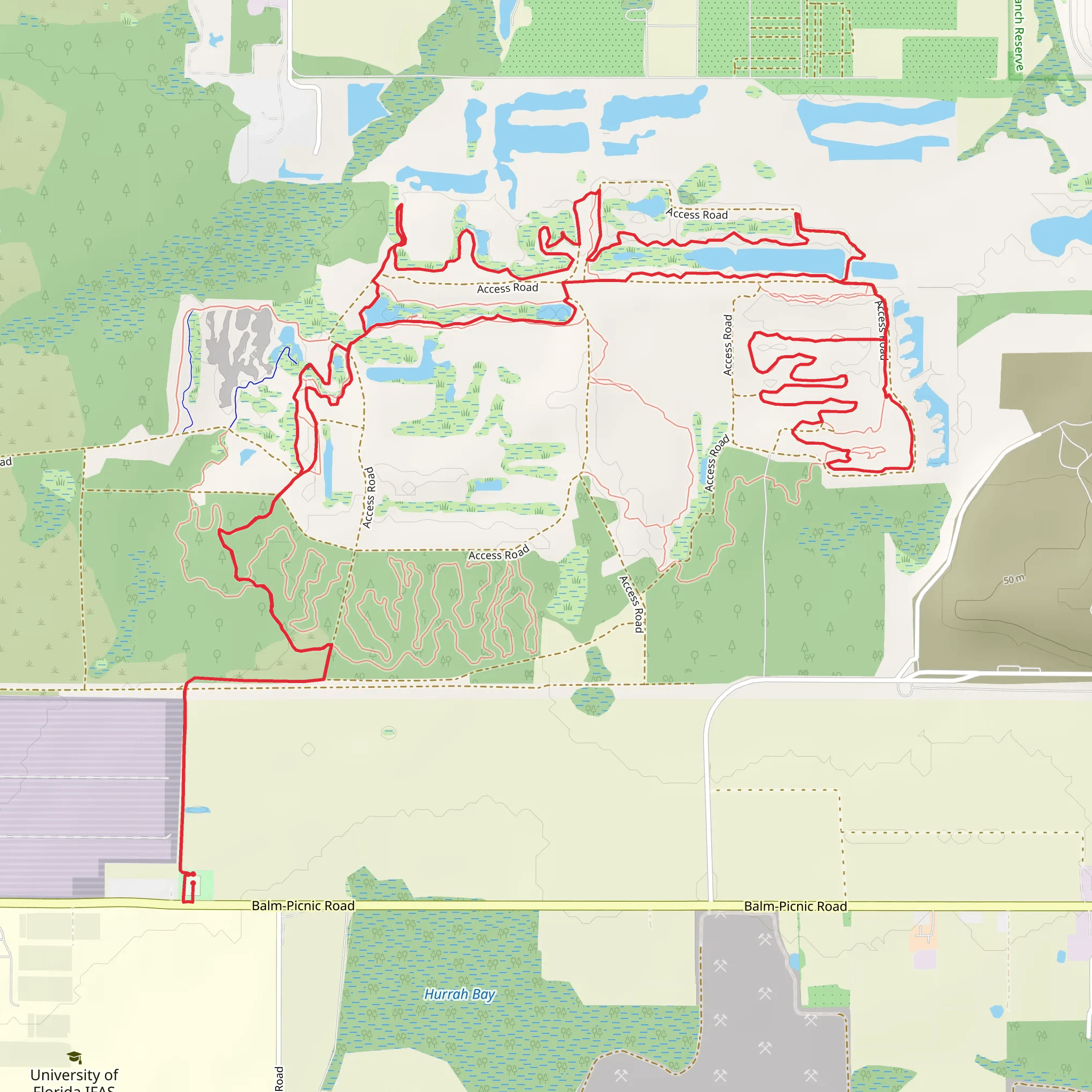 The Plunge Ridgeline and Lower West Meadow Walk mobile static map