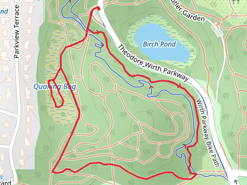 SW Wirth and Quaking Bog Loop Trail