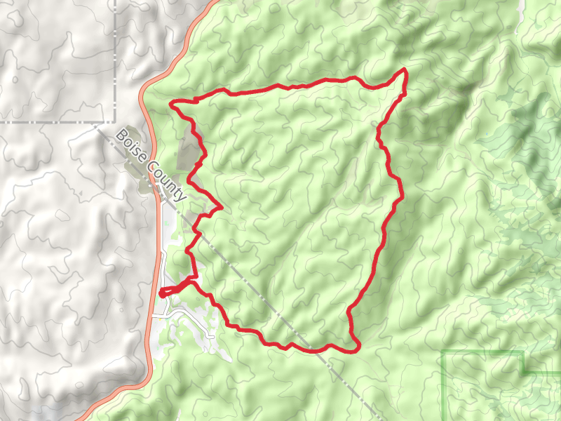 Shooting Range, South Fork Willow Creek and Spring Valley Creek Loop Trail