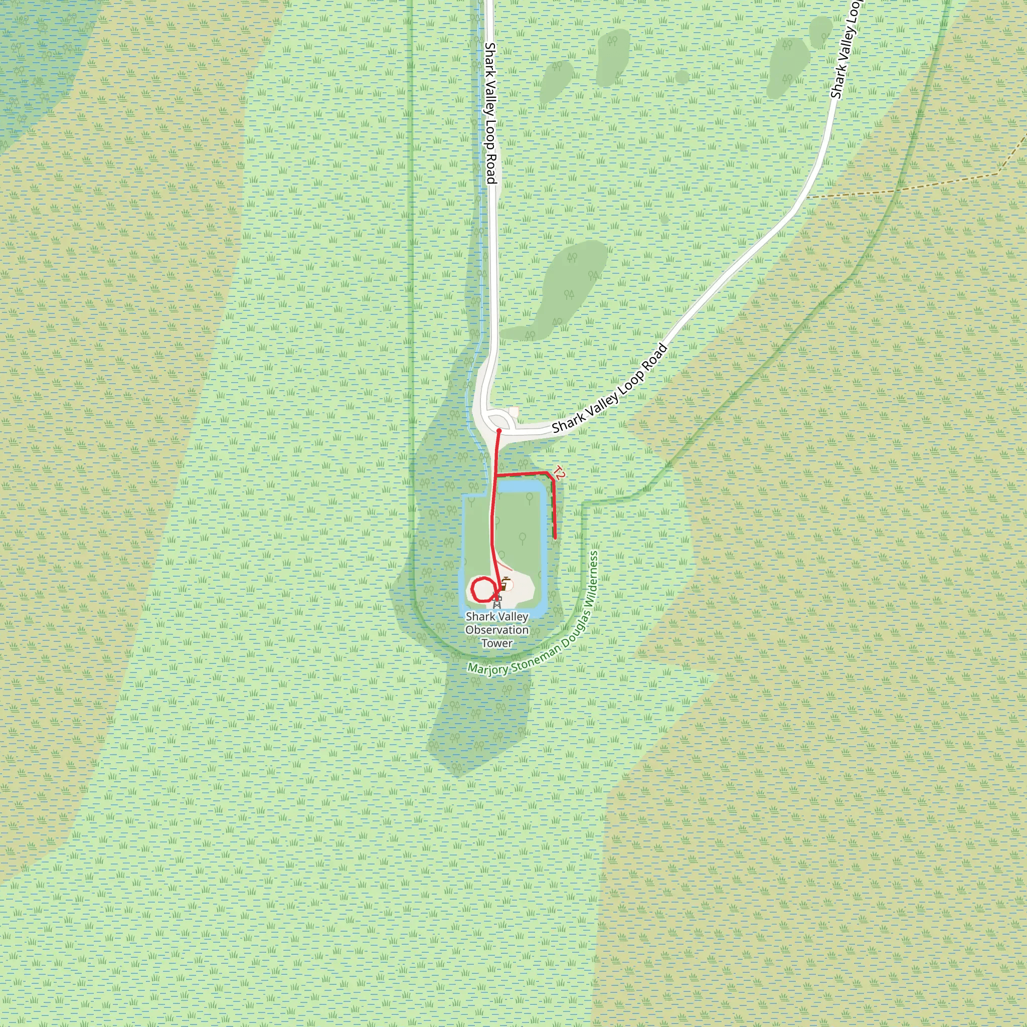 Borrow Pit Trail mobile static map