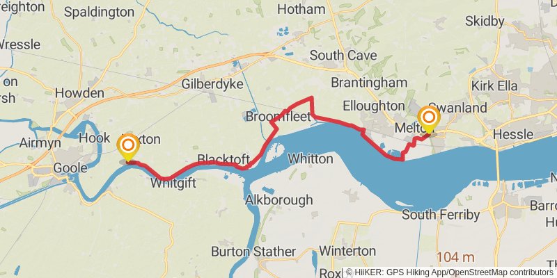 Trans Pennine Trail stage 3 Map