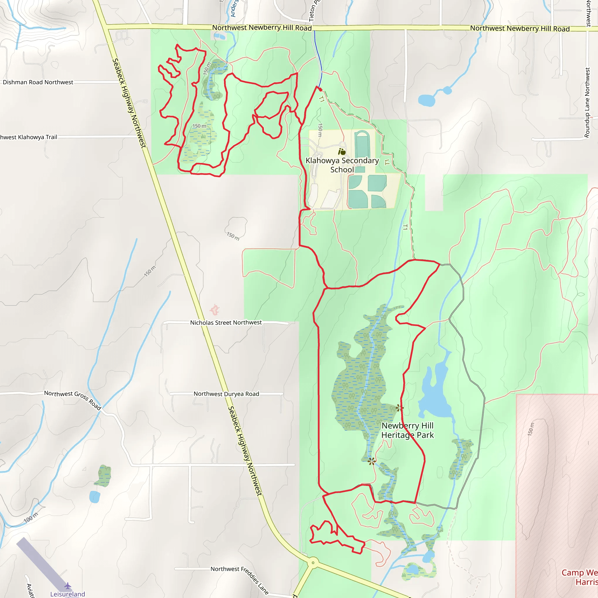 Big Cedar Trail, Wolf Ridge and Strange Days Loop mobile static map