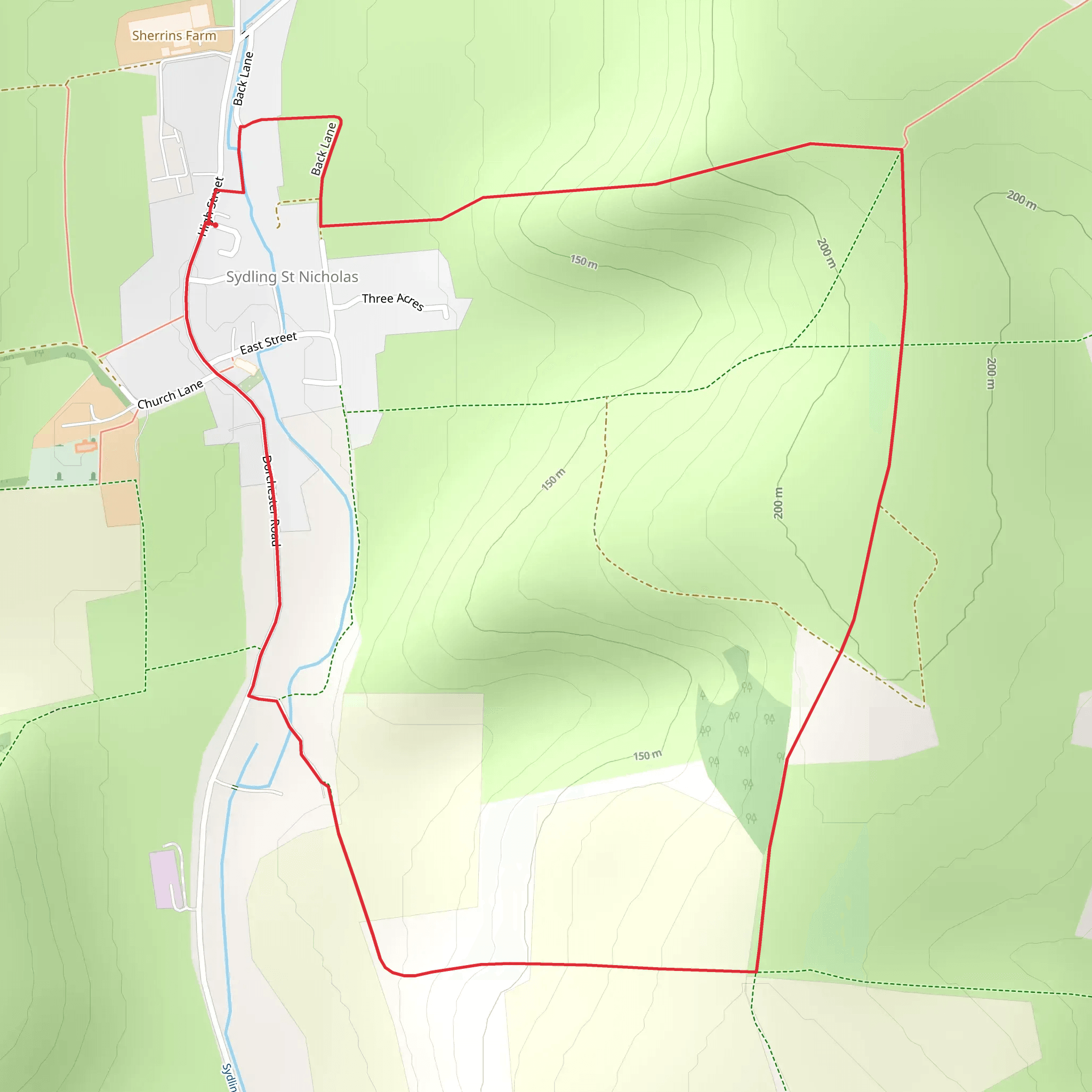Eastfield Hill Loop mobile static map