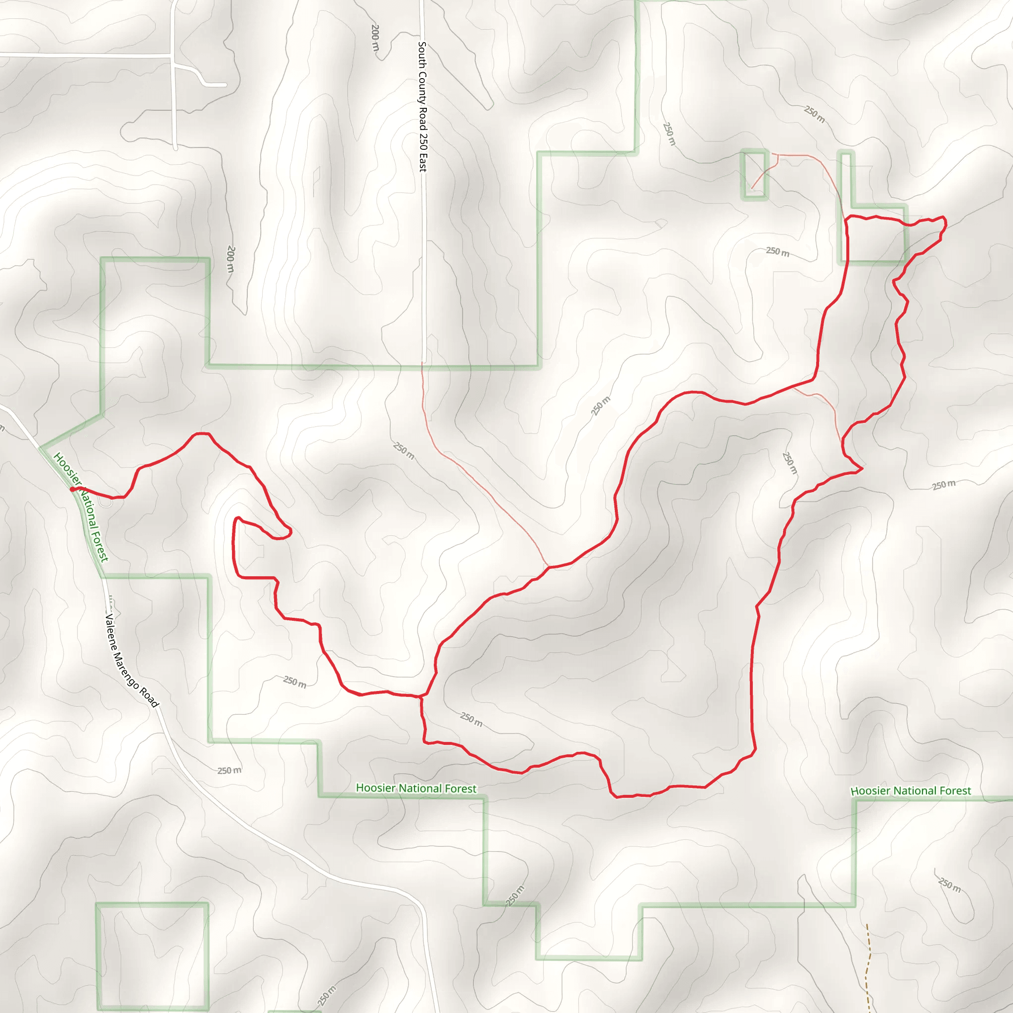Roberts and Thomas - Little Africa - Cemetery Loop mobile static map