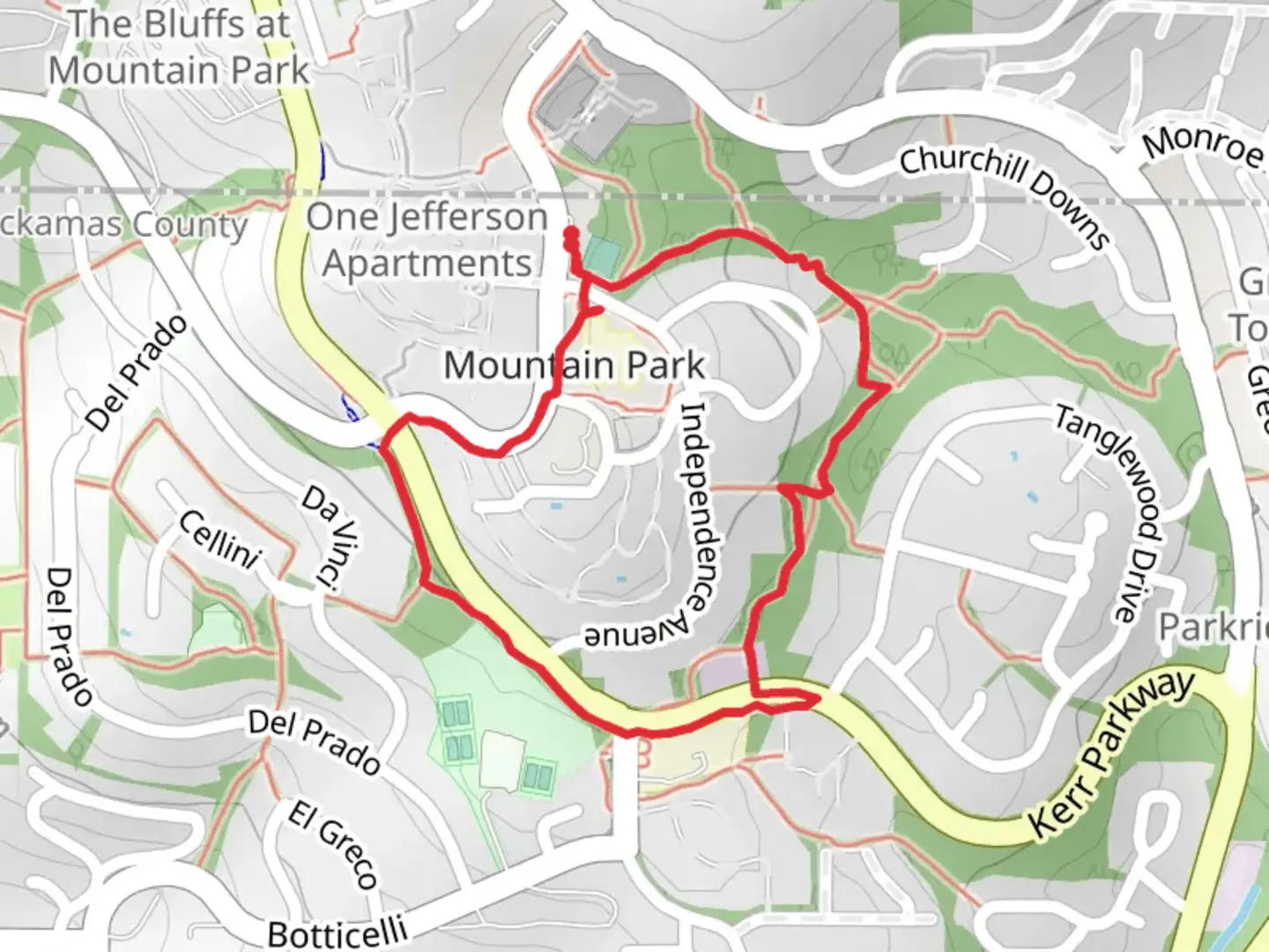 An image depicting the trail Mount Jefferson Terrace Loop and its surrounding area.