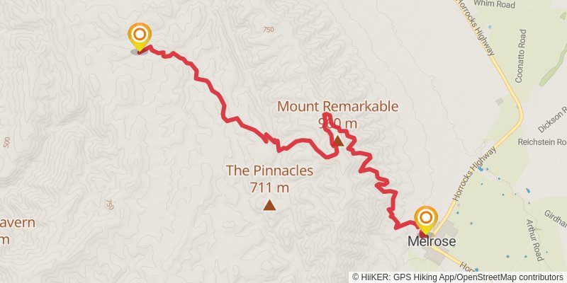 Heysen Trail stage 42 Map