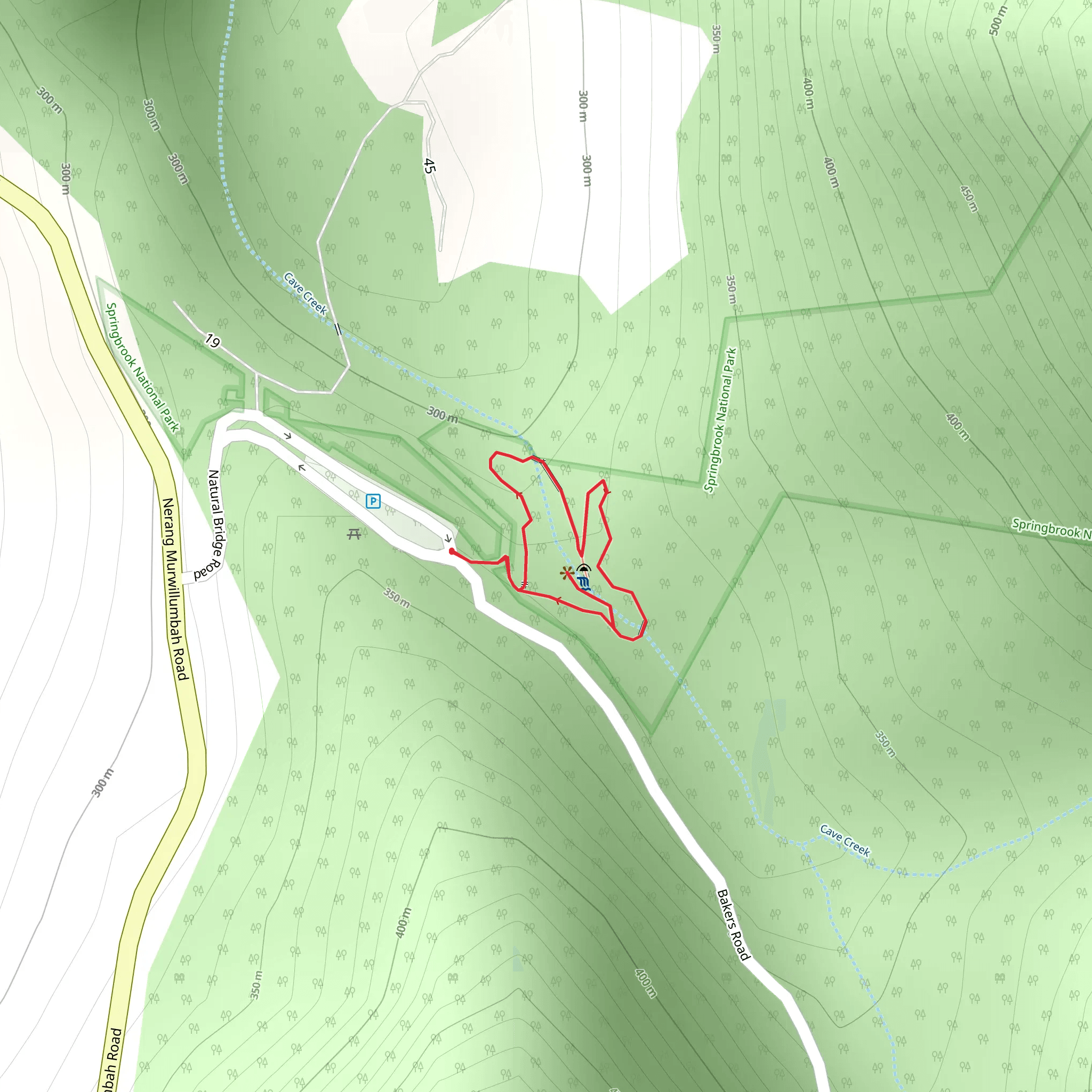 Natural Bridge Circuit Track mobile static map
