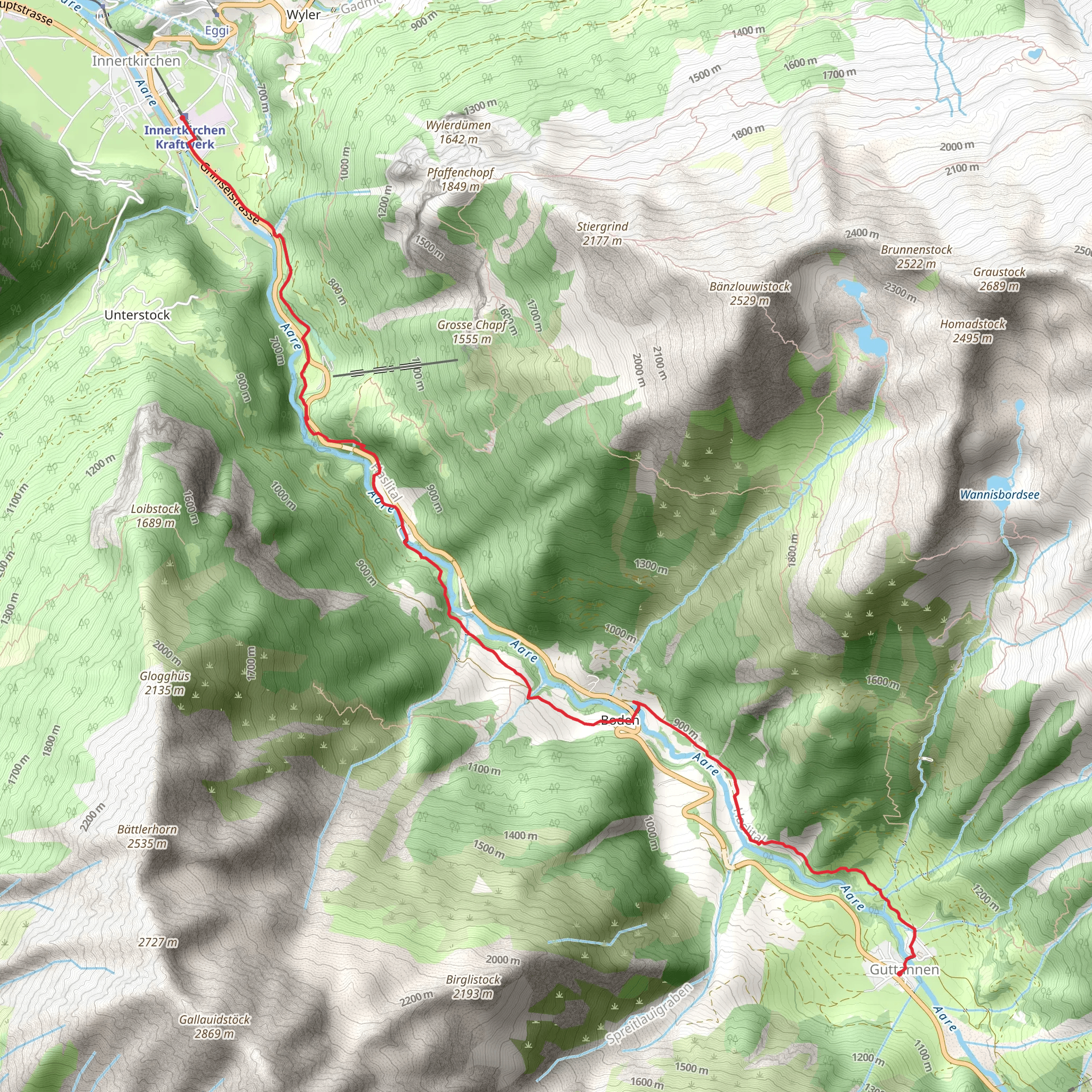 The Blindlaui mobile static map