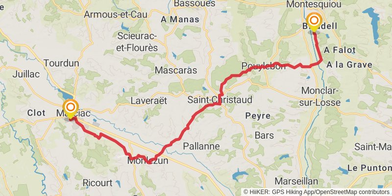 Via Tolosana stage 32 Map