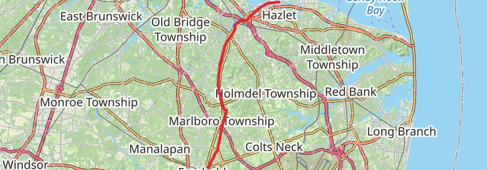 Henry Hudson Trail stage 2 Map