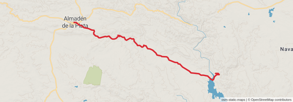 GR 48 - Sierra Morena - Andalusia stage 8 Map