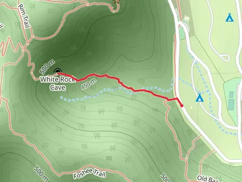 White Rock Cave Trail and Bird Trail