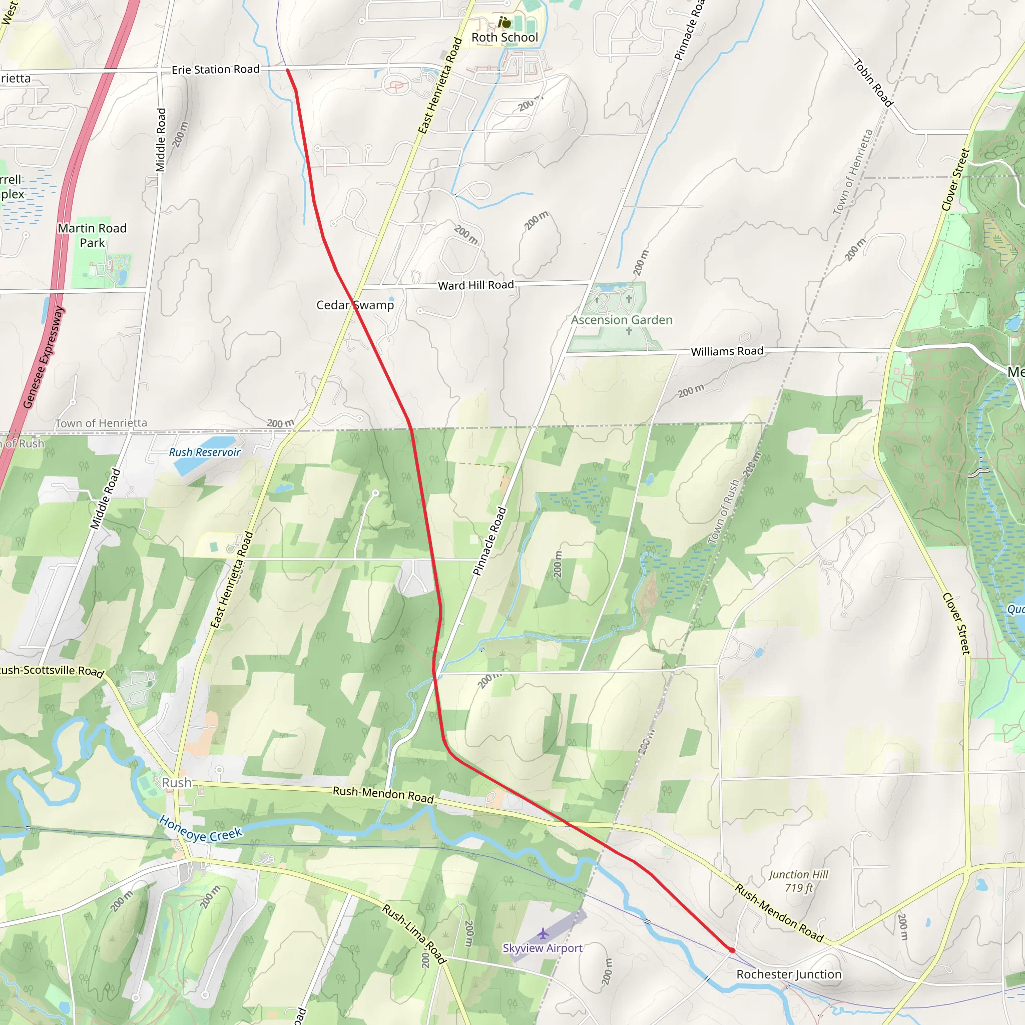 Lehigh Valley Linear Trail mobile static map