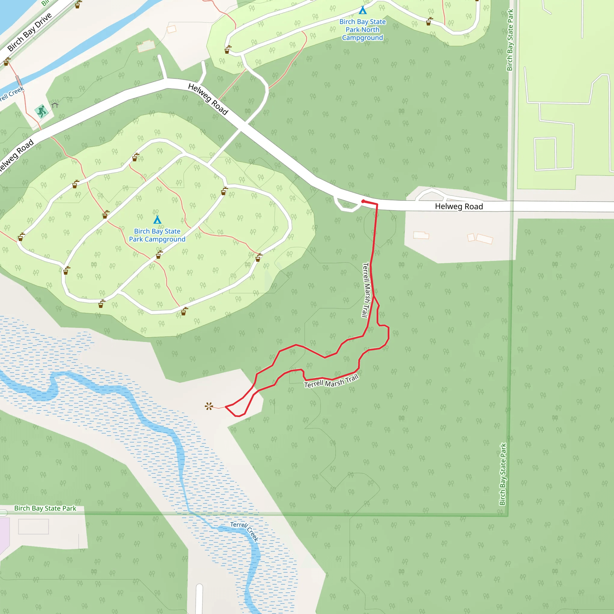 Terrell Marsh Trail mobile static map