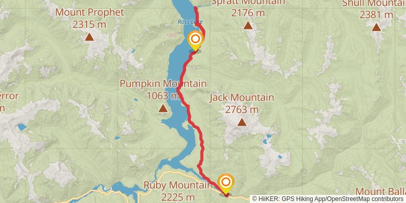 East Bank and Desolation Trail stage 3 Map