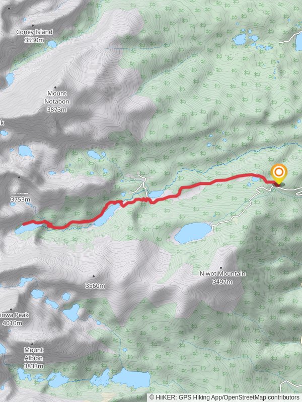 Lake Isabelle via Brainard Lake Road