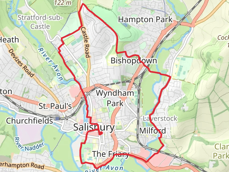 Castle Hill, Milford and Stratford sub Castle Loop