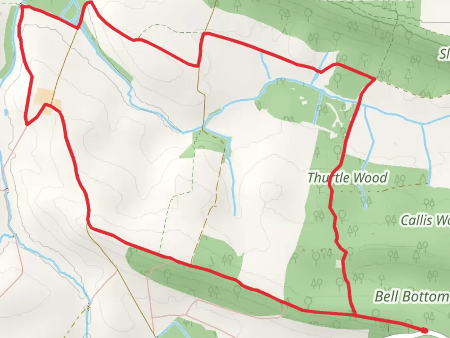 An image depicting the trail The Bushcraft Company Castle Howard Loop and its surrounding area.