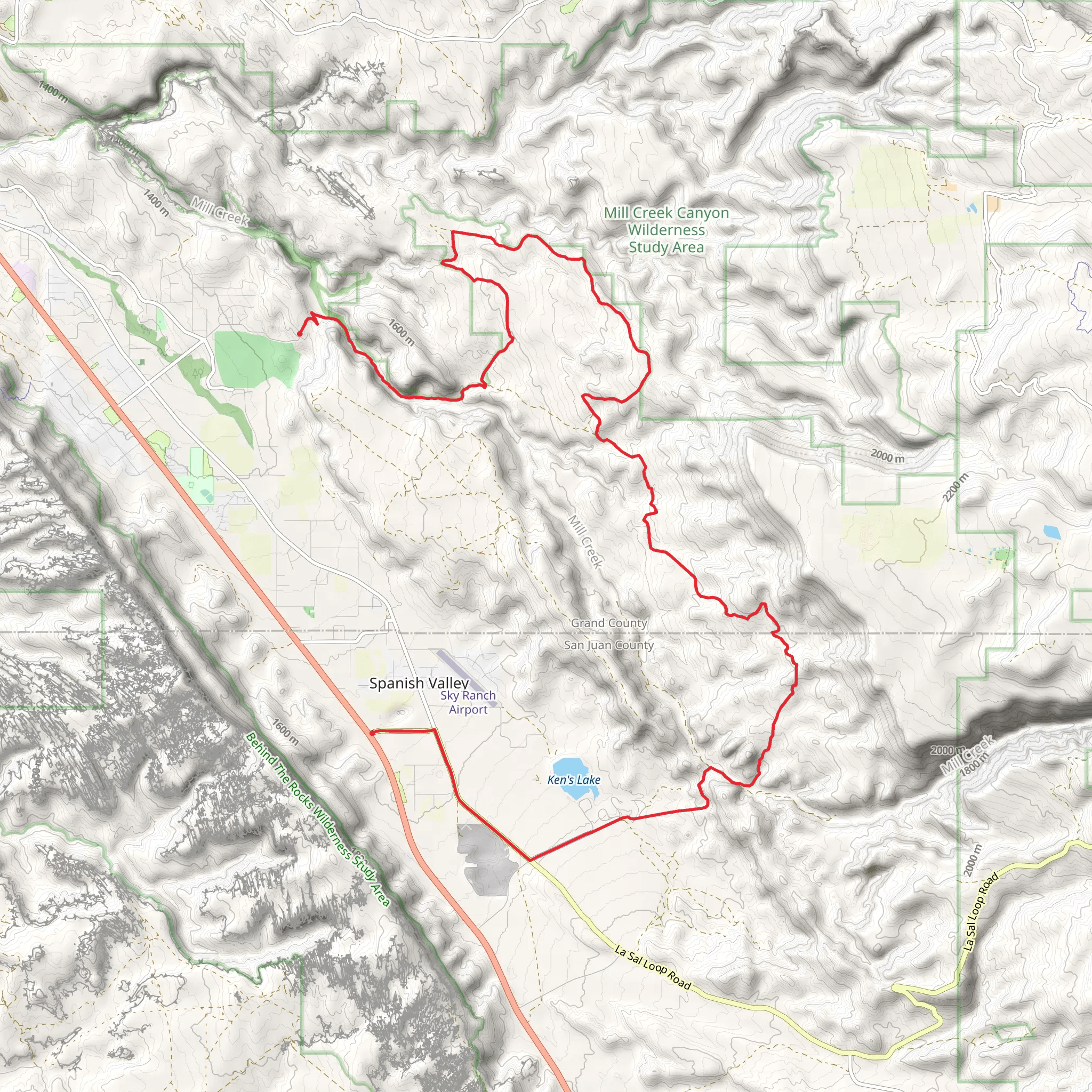 Mill Creek Walk mobile static map